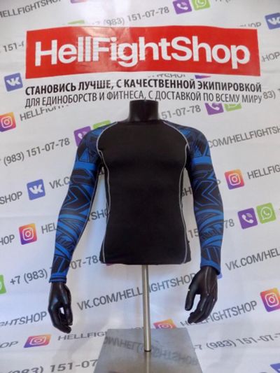 Лот: 10844838. Фото: 1. Рашгард Blue arm (новый). Одежда для боевых искусств