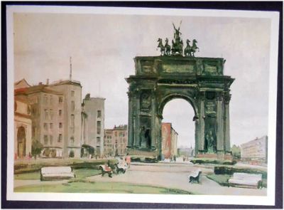 Лот: 7831856. Фото: 1. Открытка Манизер. Ленинград. Нарвская... Открытки, конверты
