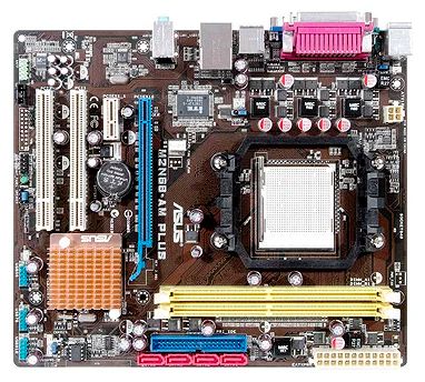 Лот: 7771871. Фото: 1. Материнская плата ASUS M2N68-AM-plus... Материнские платы