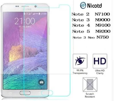 Лот: 13324209. Фото: 1. Защитное стекло Samsung Note 4... Дисплеи, дисплейные модули, тачскрины