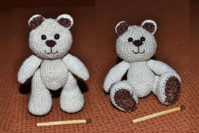 Лот: 3627759. Фото: 1. Медвеженок. Авторские куклы, игрушки, поделки