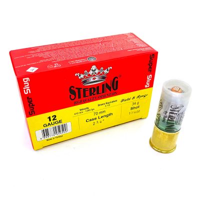 Лот: 21292933. Фото: 1. Патрон 12x70 (STERLING) пуля Super... Патроны