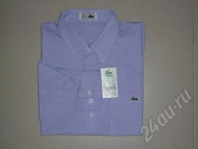 Лот: 389955. Фото: 1. Сиреневая рубашка Lacoste. Рубашки, водолазки