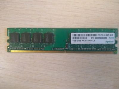 Лот: 14168949. Фото: 1. Оперативная память Apacer 1GB... Оперативная память