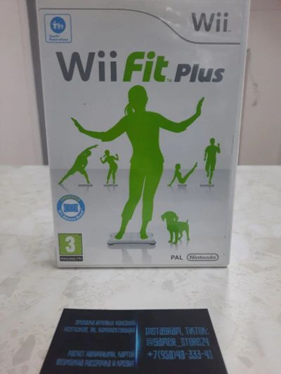 Лот: 18231065. Фото: 1. Wii Fit Plus. Лицензионный диск... Игры для консолей