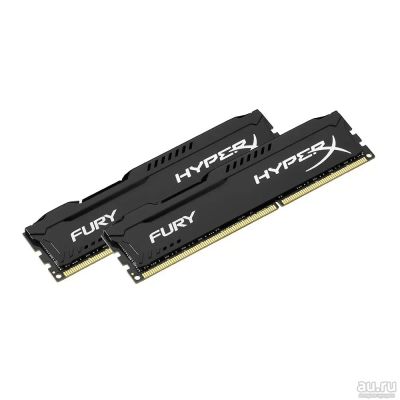 Лот: 13227675. Фото: 1. 8Gb (2x4Gb) DDR3 Kingston HyperX... Оперативная память