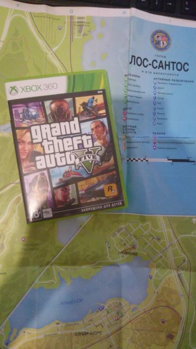 Лот: 6217301. Фото: 1. GTA 5 (xbox 360 лицензия). Игры для консолей
