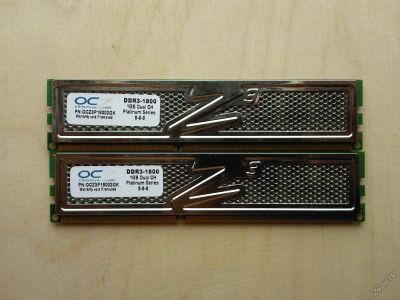 Лот: 6248511. Фото: 1. Оперативная память OCZ 1Gbx2 DDR-3... Оперативная память
