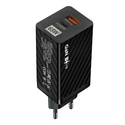 Лот: 21516147. Фото: 1. СЗУ USLION GAN, 65W QC 3,0 PD... Зарядные устройства, блоки питания, адаптеры сетевые для смартфонов