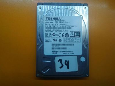 Лот: 21506662. Фото: 1. Неисправный жесткий диск Toshiba... Жёсткие диски (HDD)