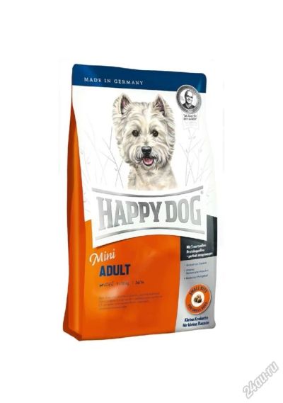 Лот: 5577942. Фото: 1. Корм Happy Dog Supreme Mini Adult... Корма