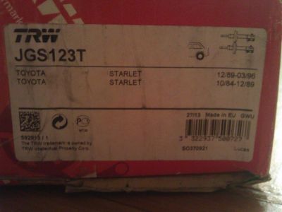 Лот: 3930166. Фото: 1. Стойки задние TRW France Toyota... Ходовая, подвеска, рулевое управление