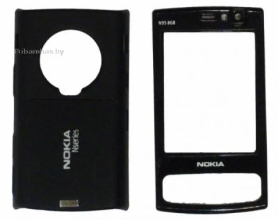 Лот: 5072900. Фото: 1. Корпус Nokia N95 8GB Черный Бесплатная... Корпуса, клавиатуры, кнопки