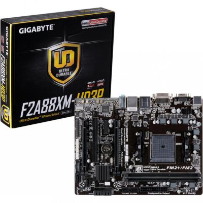 Лот: 15496662. Фото: 1. Gigabyte F2A88XM-HD3P + A4-6300. Комплекты запчастей