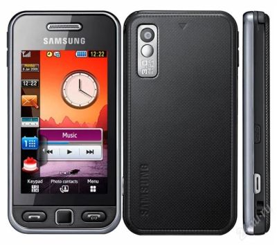 Лот: 2439584. Фото: 1. Корпус Samsung s 5230 чёрный. Корпуса, клавиатуры, кнопки