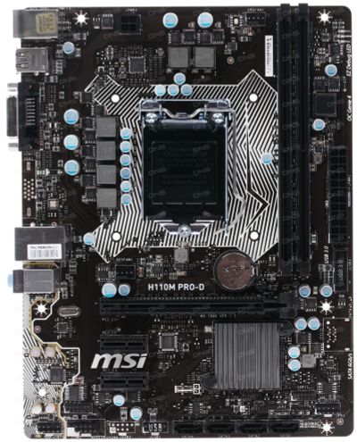 Лот: 14060832. Фото: 1. Комплект MSI H110M PRO-D + Intel... Комплекты запчастей