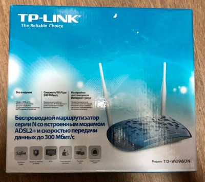 Лот: 11335750. Фото: 1. Роутер TP-Link TD-W8960N (Н12). Маршрутизаторы (роутеры)