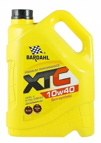 Лот: 11290014. Фото: 1. Bardahl 10W40 xtc SL/CF 5L полусинт... Масла, жидкости