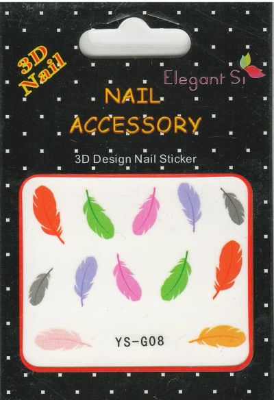 Лот: 6267456. Фото: 1. Стикеры для ногтей 3D Nail Art... Украшения, дизайн ногтей