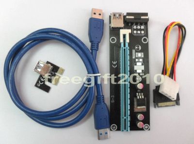 Лот: 3695645. Фото: 1. PCI-express 1x to 16x 16x-1x mining... Шлейфы, кабели, переходники