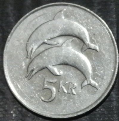 Лот: 20024287. Фото: 1. Экзотика с рубля (81772) Исландия. Остальные страны