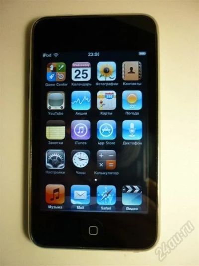 Лот: 1796518. Фото: 1. iPod touch 3G 8Gb.(+USB, коробка... Плееры