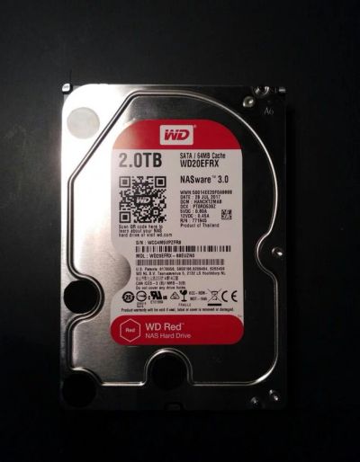 Лот: 10851299. Фото: 1. Жёсткий диск WD Red 2 TB. Жёсткие диски (HDD)