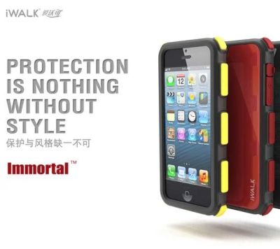 Лот: 7979891. Фото: 1. iwalk Чехол для iphone 5 c держателем... Другое (смартфоны, связь, навигация)