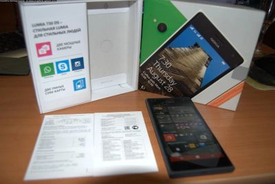 Лот: 5507674. Фото: 1. Lumia 730 Duai Sim. Смартфоны