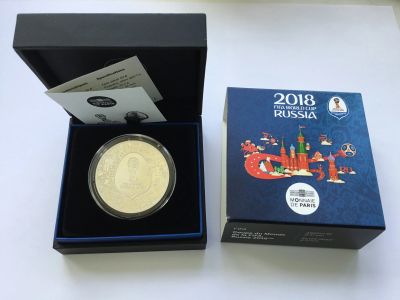 Лот: 11656836. Фото: 1. Франция 10 евро 2018 год. Чемпионат... Сувенирные банкноты, монеты