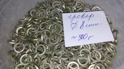 Лот: 9811535. Фото: 1. Одним лотом, гровер, шайба гроверная... Крепёж
