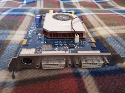 Лот: 18619631. Фото: 1. Видеокарта Asus GeForce 7600 GS... Видеокарты