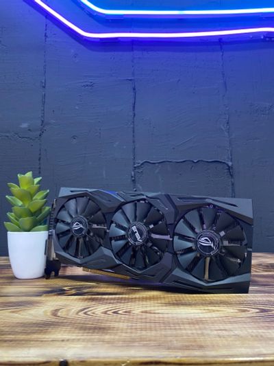 Лот: 18967966. Фото: 1. Видеокарта GTX 1070 8GB ASUS ROG... Видеокарты