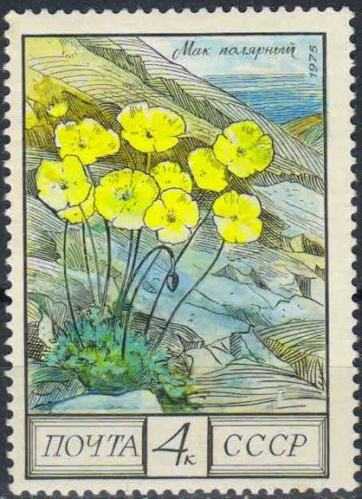 Лот: 15848528. Фото: 1. 1975, декабрь. Флора СССР. н.с... Марки