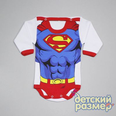 Лот: 10125496. Фото: 1. боди для мальчика "супермен... Другое (одежда и аксессуары)