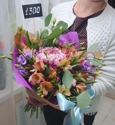 Лот: 7235663. Фото: 1. Сборный букет. Цветы на Щорса... Свежие цветы