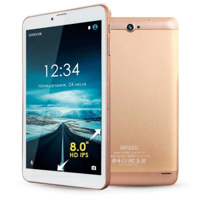 Лот: 13447846. Фото: 1. Планшет Ginzzu GT-8005 Gold 3G... Планшеты