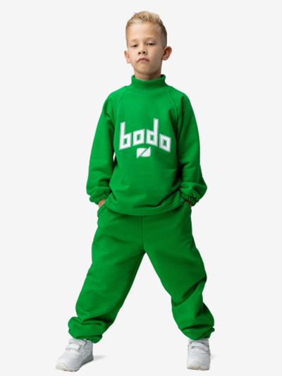 Лот: 22414224. Фото: 1. Костюм детский bodo, Зеленый. Спортивные костюмы