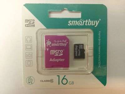 Лот: 5695604. Фото: 1. Карта памяти Флешка SmartBuy microSDHC... Карты памяти