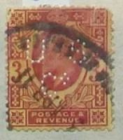 Лот: 10450720. Фото: 1. Великобритания 1902 Used нс перфин. Марки