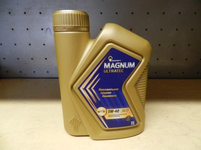 Лот: 12145789. Фото: 1. Роснефть Magnum Ultratek 5W40... Масла, жидкости
