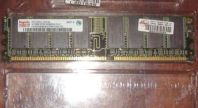 Лот: 1307991. Фото: 1. DDR-1 Hynix 512 Mb + DDR-1 Kingston... Оперативная память