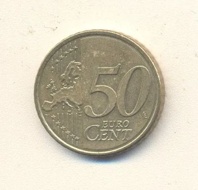 Лот: 20089944. Фото: 1. 50 евроцентов Греции. Европа