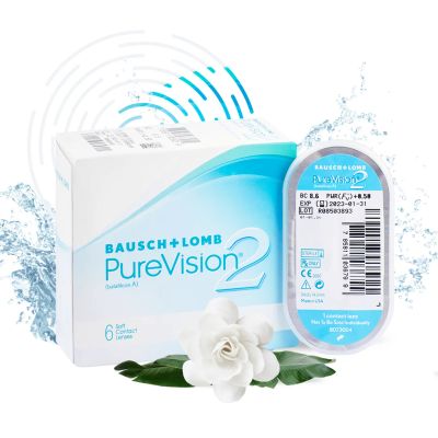 Лот: 7753036. Фото: 1. контактные линзы Pure Vision 2... Контактные линзы