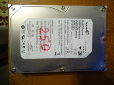 Лот: 25415418. Фото: 1. жесткий диск Seagate 250gb. Жёсткие диски (HDD)
