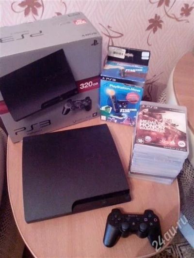 Лот: 2731086. Фото: 1. SonyPlaystation 3 Slim 320GB PS3... Игровые приставки, консоли