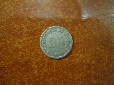 Лот: 25781057. Фото: 1. 50 пфеннигов 1875г(A) Германская... Германия и Австрия