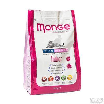 Лот: 10399195. Фото: 1. Корм Monge Indoor Для Кошек Живущих... Корма