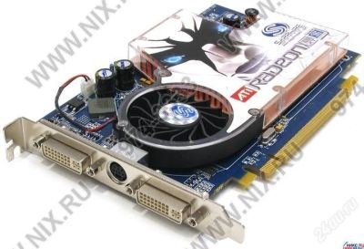 Лот: 2367128. Фото: 1. PCI-E SAPPHIRE X1600XT 256Mb DDR3. Видеокарты