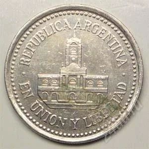 Лот: 1577235. Фото: 1. Аргентина. 25 сентаво 1994г... Америка